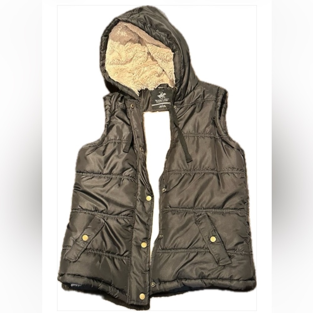 Beverly Hills Polo Club Brown Quilted Vest